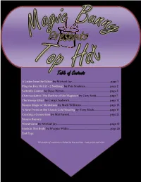 Table of Contents