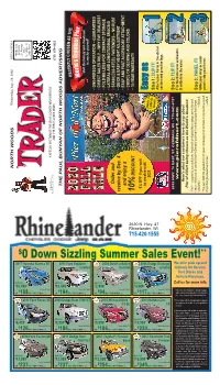 0 Down Sizzling Summer Sales Event!
