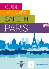 GUIDE to STAYING SAFE in PARIS Guide to Staying Safe in Paris