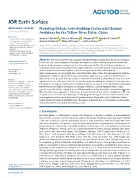 Modeling Deltaic Lobe‐Building Cycles and Channel Avulsions For