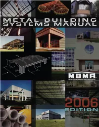 2006 Metal Building Systems Manual
