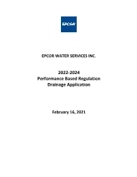2022-2024 PBR Drainage Application