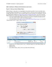 Install Linux in Vmware and Introduction to Linux Essence