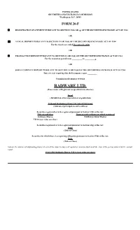 RADWARE LTD. (Exact Name of Registrant As Specified in Its Charter)