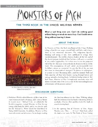 The THIRD Book in the Chaos Walking SERIES