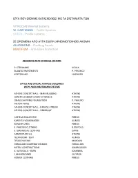 ЕРГА ΠΟΥ ΕΧΟΥΜΕ ΚΑΤΑΣΚΕΥΑΣΕΙ ΜΕ ΤΑ ΣΥΣΤΗΜΑΤΑ ΤΩΝ VITROCSA|Minimal Systems W. HARTMANN