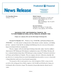 For Immediate Release