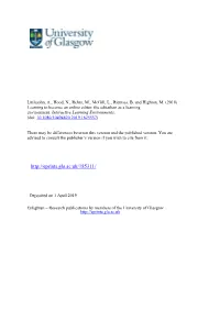Learning to Become an Online Editor: the Editathon As a Learning Environment