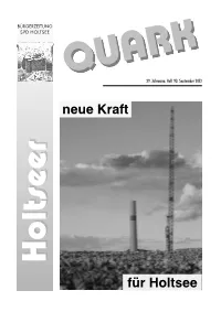 Neue Kraft Für Holtsee