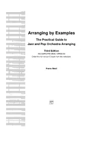 Arranging by Examples ∑ C Œ# Œ Œ Œ Œ