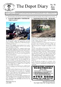Depot Diary Number 75