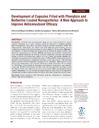 Development of Capsules Filled with Phenytoin and Berberine Loaded Nanoparticles- a New Approach to Improve Anticonvulsant Efficacy