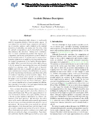 Geodesic Distance Descriptors