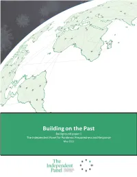 Building on the Past Background Paper 1 the Independent Panel for Pandemic Preparedness and Response May 2021