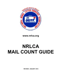 Nrlca Mail Count Guide