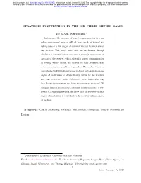 Strategic Inattention in the Sir Philip Sidney Game