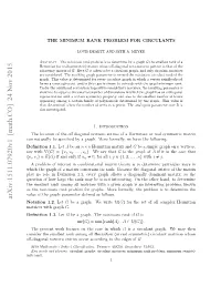 The Minimum Rank Problem for Circulants