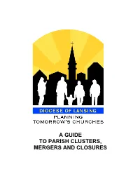 A Guide to Parish Clusters, Mergers and Closures