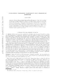 Arxiv:Math/9804046V2 [Math.GT] 26 Jan 1999 CB R O Ubeeuvln.I at for Fact, Negativ in Is States, Equivalent