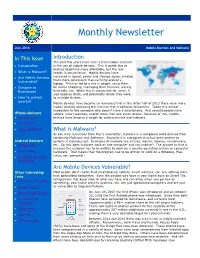 Cyber Security Newsletter