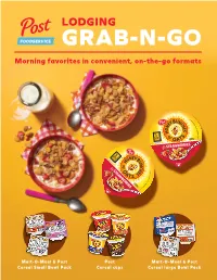 Grab-N-Go for Lodging