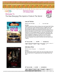 Love on the Run Definition of Fear