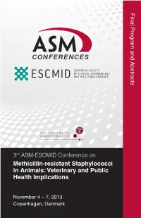 Methicillin-Resistant Staphylococci in Animals: Veterinary and Public Health Implications