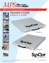 Operator's Guide