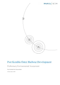Port Kembla Outer Harbour Development Preliminary Environmental Assessment