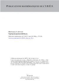 Topological Quantum Field Theory