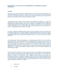 National Report on Performance of Individual Schools in 2000 Senior