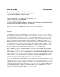 Perry Pei-Ju Yang Curriculum Vitae