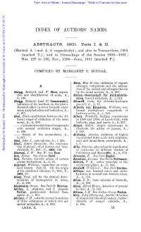Authors' Names