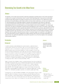 Determining Tree Growth in the Urban Forest