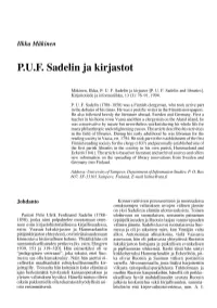 P.U.F. Sad El I N Ja Kirjastot