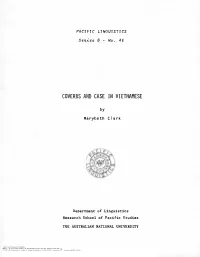 Coverbs and Case in Vietnamese