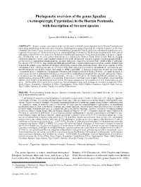 Phylogenetic Overview of the Genus Squalius (Actinopterygii, Cyprinidae) in the Iberian Peninsula, with Description of Two New Species