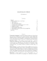 SMOOTH ERGODIC THEORY Contents Glossary 1 Definition And