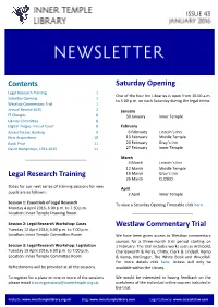 Inner Temple Library Newsletter Issue 43 – January 2016