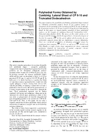 Polyhedral Forms Obtained by Combinig Lateral Sheet of CP II-10 and Truncated Dodecahedron