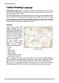 Unified Modeling Language 11
