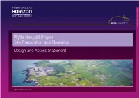 Wylfa Newydd Project Site Preparation and Clearance Design and Access Statement