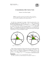 A Generalization of the Conway Circle