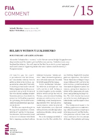 Belarus Without Lukashenko: How It Became a Realistic Scenario