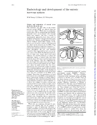 Embryology and Development of the Enteric Nervous System Iv13