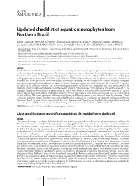Updated Checklist of Aquatic Macrophytes from Northern Brazil