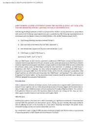 2020 Shell in Australia Modern Slavery Statement