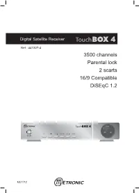 3500 Channels Parental Lock 2 Scarts 16/9 Compatible Diseqc 1.2