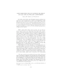 Using Maimonides' Rule to Estimate the Effect of Class Size On