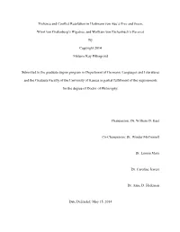 Violence and Conflict Resolution in Hartmann Von Aue's Erec and Iwein